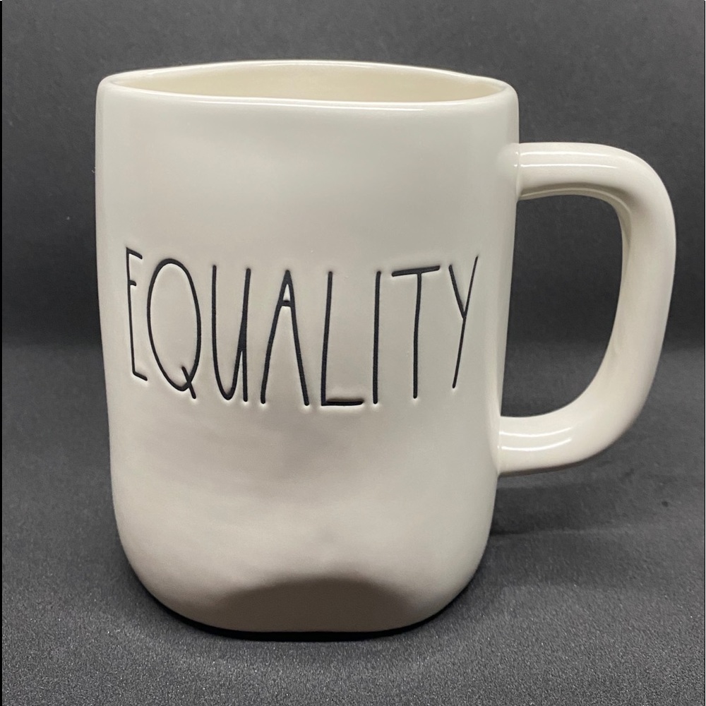 Rae Dunn Coffee Mug - EQUALITY - White